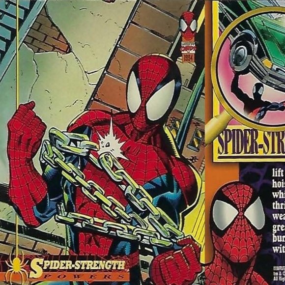 1994 Fleer - The Amazing Spider-Man - Spider-Powers - Spider Enemies - Picture 5 of 5